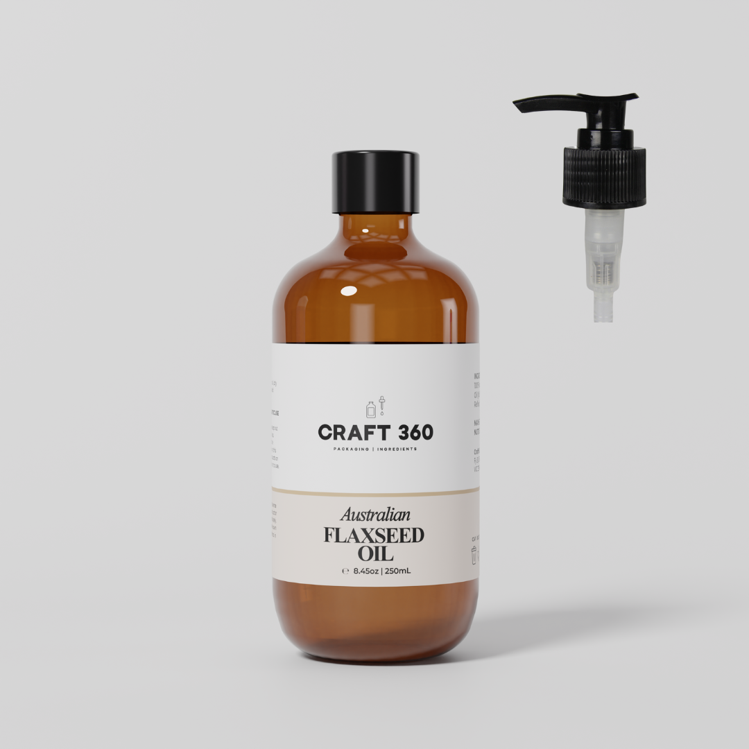 Flaxseed Oil (Linseed) - Australian - Cold Pressed (Glass Bottles)
