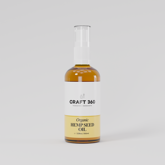 Certified Organic Hemp Seed Oil - Cold Pressed - Best Before 27th Feb 2027