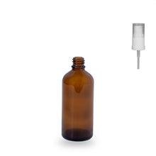 Amber Glass Bottle - 100ml - 18mm
