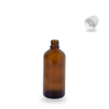 Amber Glass Bottle - (Dripolator + Cap) - 100ml - 18mm