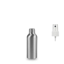 Aluminium Bottle - (Atomiser/Spritzer) - 100ml - 24mm (24/410)