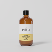 Organic Hemp Seed Oil - Cold Pressed  (Glass Bottles)
