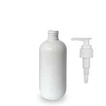 White Plastic Bottle rPET - 'Squat Boston' - 250ml - 24mm (24/410)