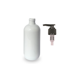 Plastic Bottle rPET - 'Squat Boston' - 250ml - (Lotion Pump) - 24mm (24/410)