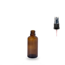Amber Glass Bottle - 50ml - 18mm