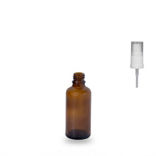 Amber Glass Bottle - 50ml - 18mm