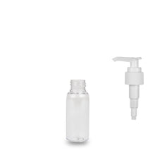 Clear Plastic Bottle PET - 'Tall Boston' - 50ml - 24mm (24/410)