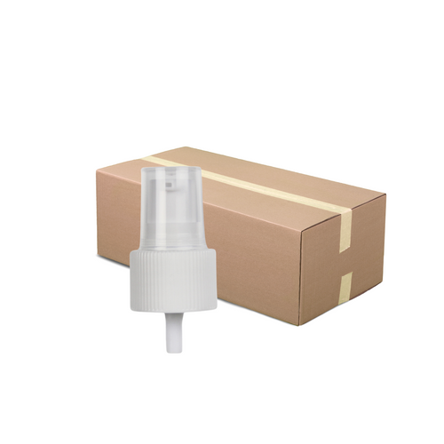 White Serum/Gel Pump - 24mm (24/410) SPR-24W1 (Full Carton of 500)