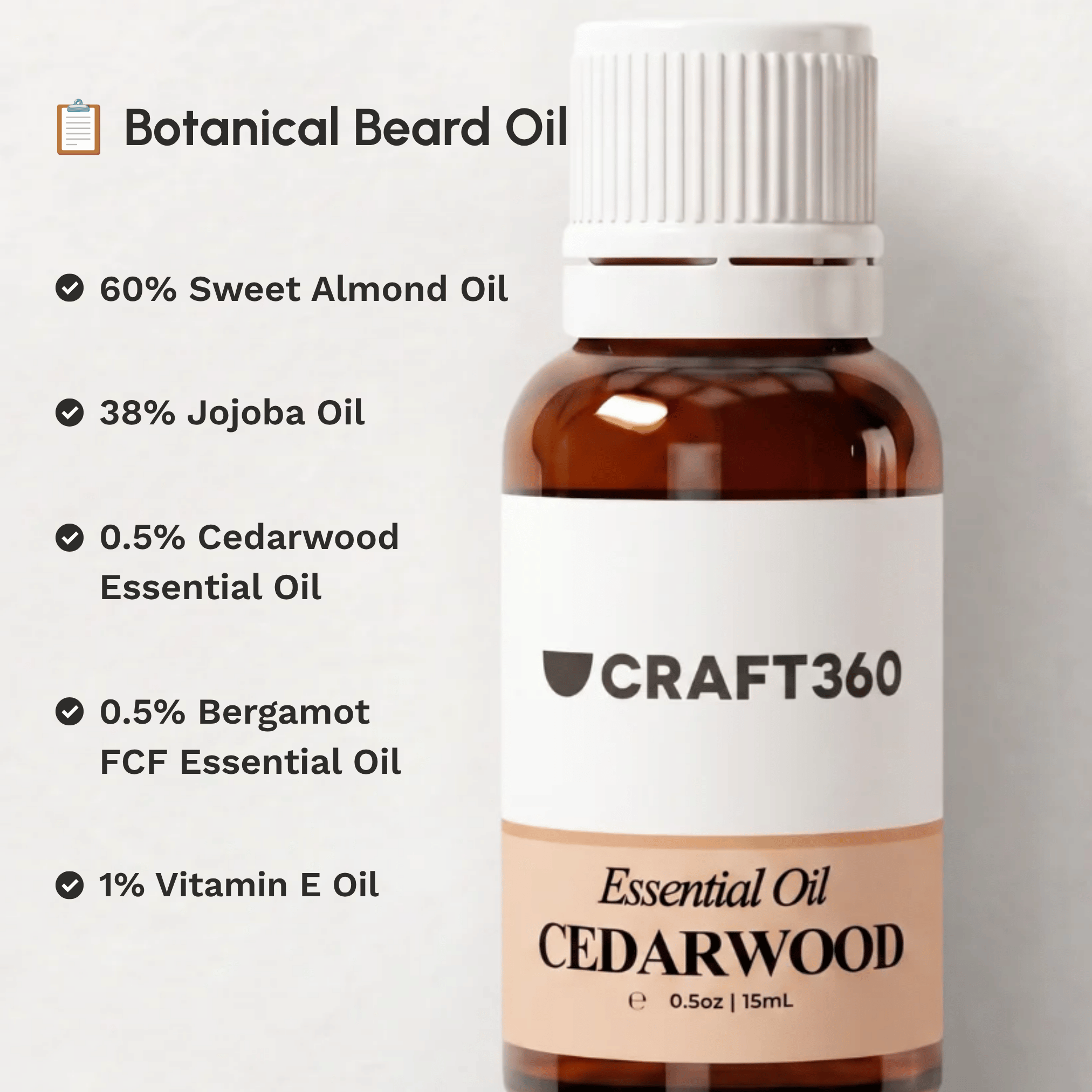 Recipe for making a conditioning beard oil using Cedarwood Essential Oil.