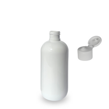 Plastic Bottle rPET - 'Squat Boston' - 250ml - (Flip Top) - 24mm (24/410)