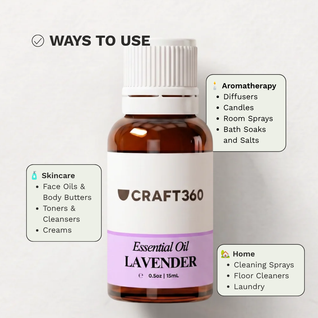 Lavender Essential Oil - Lavandula Angustifolia