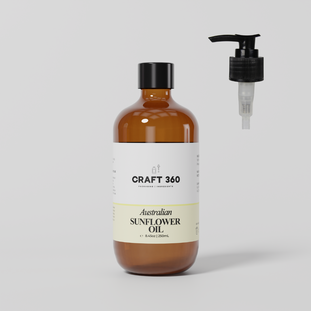 Sunflower Oil - Australian - Cold Pressed (Glass Bottles)