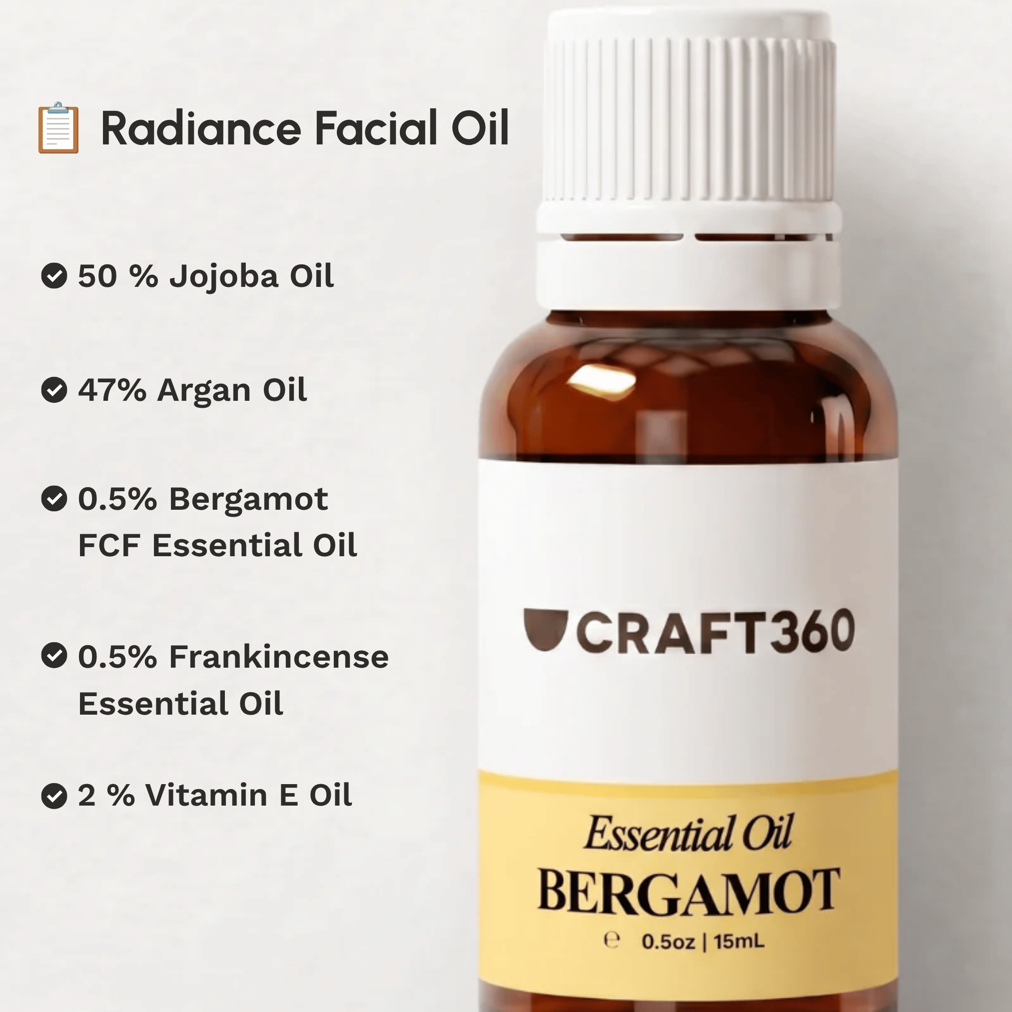 Recipe for making a nourishing facial oil using Bergamot Essential Oil.