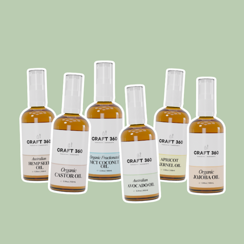 Deeply Hydrating Carrier Oil Collection – 6 Oils