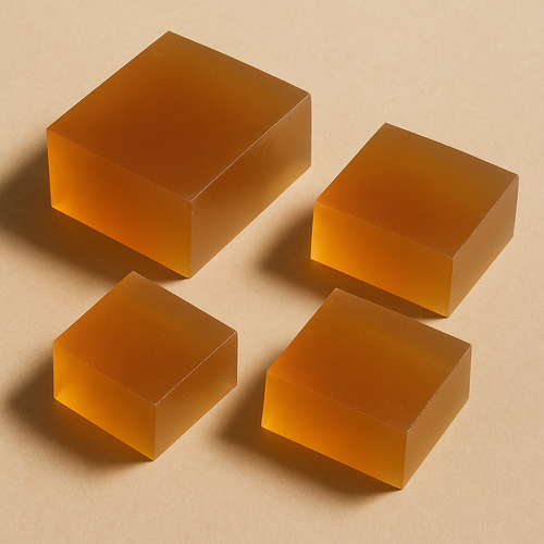 100% natural honey melt and pour soap base – translucent golden glycerin soap block