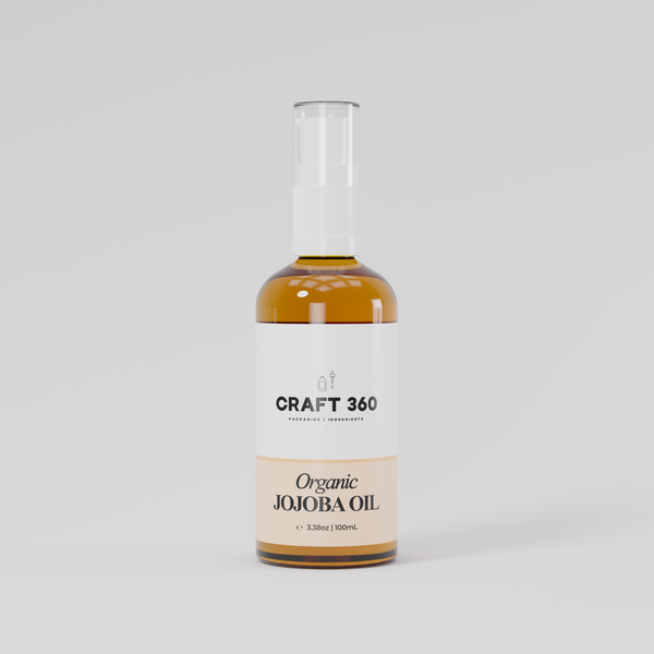 Certified Organic Golden Jojoba Oil - Cold Pressed - ACO Cert. No. 14153