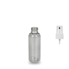 Clear Recycled Plastic Bottle rPET - 'Tall Boston' - 100ml - 24mm (24/410)