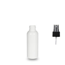 White Plastic Bottle rPET - 'Tall Boston' - 100ml - 24mm (24/410)