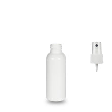 White Plastic Bottle rPET - 'Tall Boston' - 100ml - 24mm (24/410)