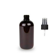 Amber Recycled Plastic Bottle rPET - 'Squat Boston' - 250ml - 24mm (24/410)