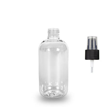 Plastic Bottle rPET - 'Squat Boston' - 250ml - (Serum Pump) - 24mm (24/410)